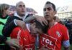 El rey de copas desciende por primera vez